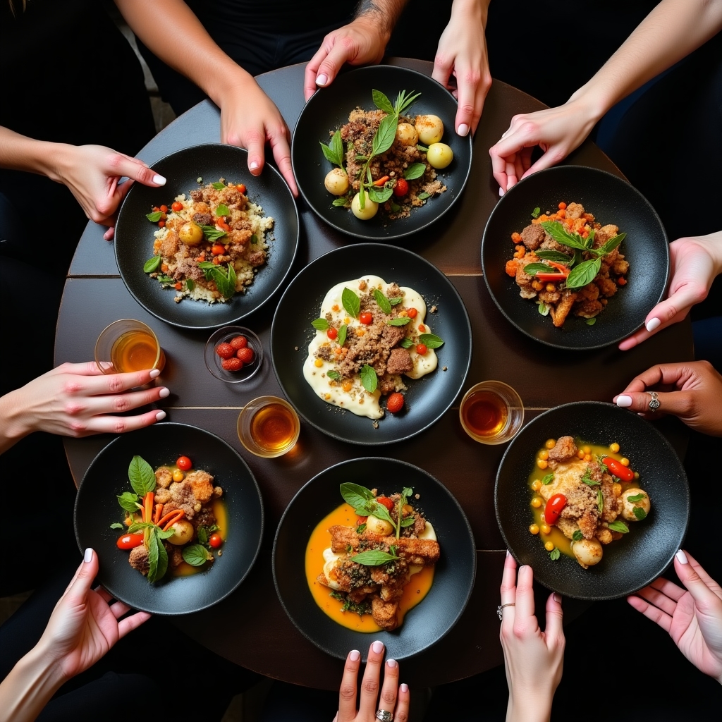 Modern British cuisine with international influences